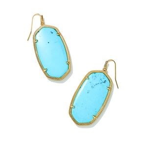 Kendra Scott Large Danielle Earrings in Turquoise